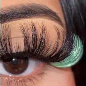 Highlight Lime Green Lashes